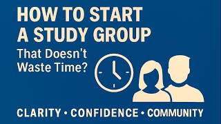 How to START A STUDY GROUP that Actually Works: Med School Success Tips