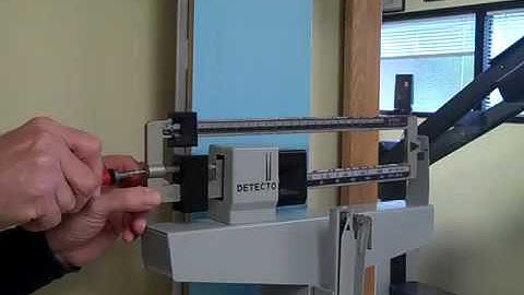 Calibrating a Beam Balance Scale