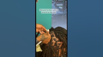 How to: 2 strand twist #locs #locjourney #dreadlocks #locstyles