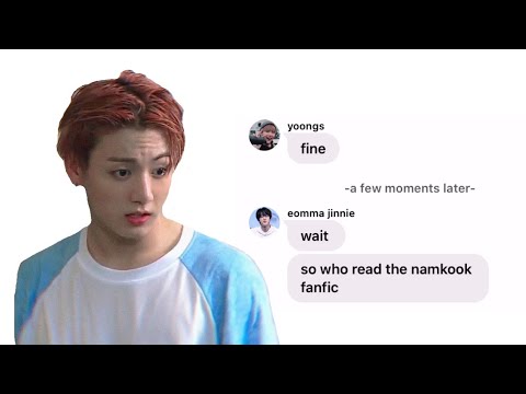 BtS tExTs- the one who read the namkook fanfic
