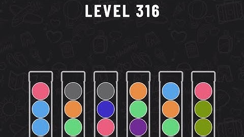 Ball Sort Puzzle Level 316 #ballsortpuzzle #ballsortpuzzlegameplay #puzzlegame #mobilegames
