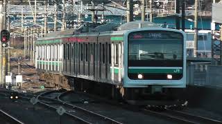 【付属編成のトプナン】E501系K751編成　（527Mいわき行き ）、泉駅へ到着