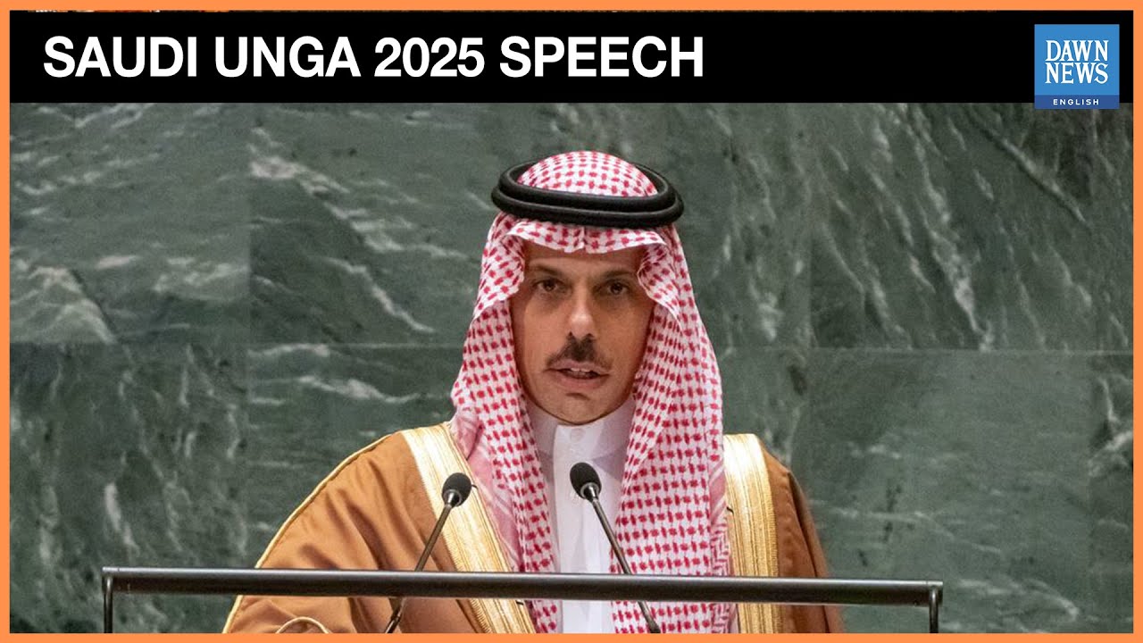 Saudi FM at UNGA 2025: Gaza Crisis a Global Failure, Calls for Palestine State & Regional Peace