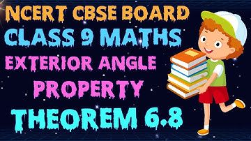 Theorem: 6.8 Chapter:6 Lines And Angles | Ncert Maths Class 9 | Cbse