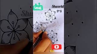 9*5 dots rangoli || 9 dots simple rangoli || 9 dots kolam || sikki kolam || kombi kolam @shkolam