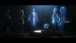 Ahsoka talks to the Jedi Council - Star Wars: The Clone Wars - Season 7 Episode 11