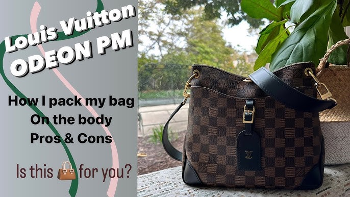 Louis Vuitton Monogram NEW 2020 Odeon PM Black: Website Purchase Unboxing  Bag Review Mod Shots 