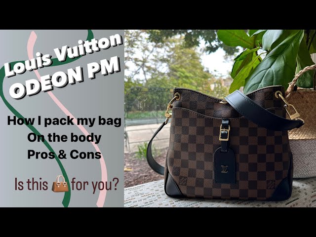 Louis Vuitton Odeon pm tote in depth review, what fits + mod shots