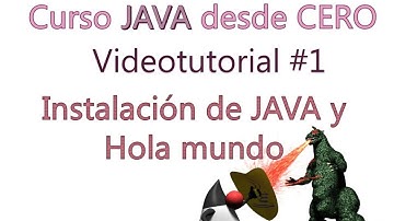 Java desde Cero 01 - Instalación de Java y ejecución de nuestro primer programa