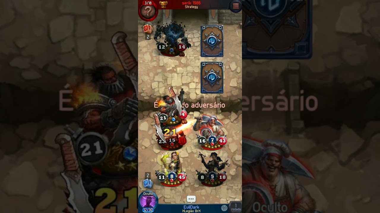 Card Heroes Combate Classificação 12-02-26