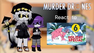 MURDER DRONES REACT TO METAL SONIC ESPECIAL DE NAVIDAD