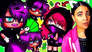 KIDNAPPED by the MAFIA SIBLINGS?! 💎💰 Gacha Life Mini Movie Love Story Reaction
