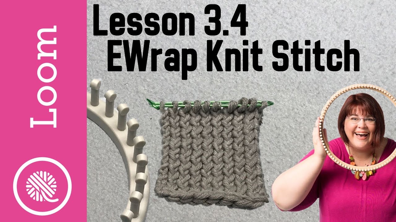 Loom Knit: Cast On Round Loom - eWrap Method, BEGINNER