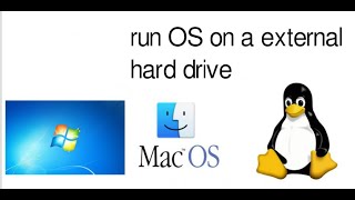 how to run os on external hard drive