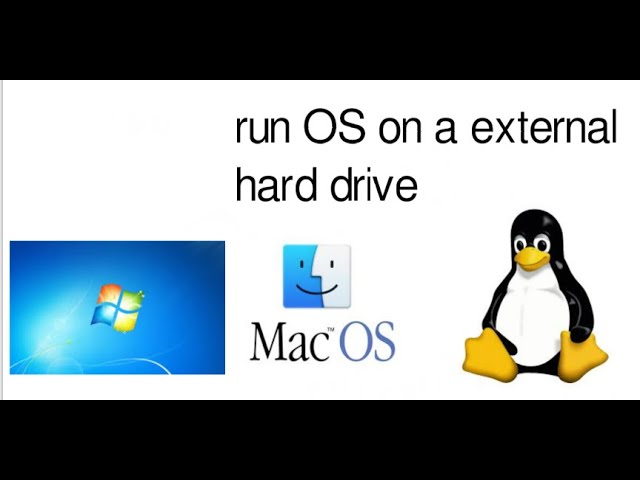 how to run os on external hard drive - YouTube