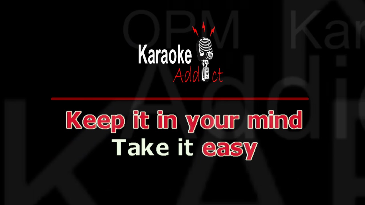 TAKE IT EASY NEOCOLOURS (OPM Karaoke) YouTube