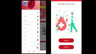 FYP124 Blood Donation Mobile Application (Easy Blood) screenshot 1