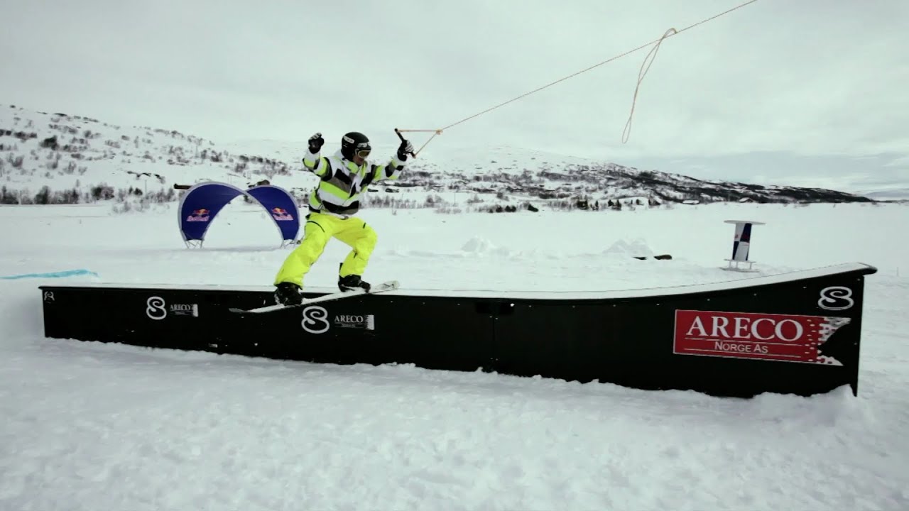 Snow kite cable session  - Red Bull Ragnarok