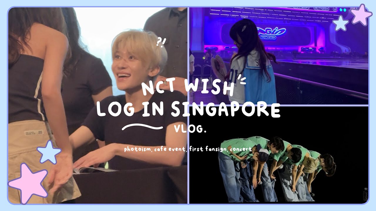 시즈니 브이로그] NCT WISH LOG IN TOUR in Singapore🐰 엔시티위시