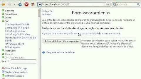 Activar NAT Linux