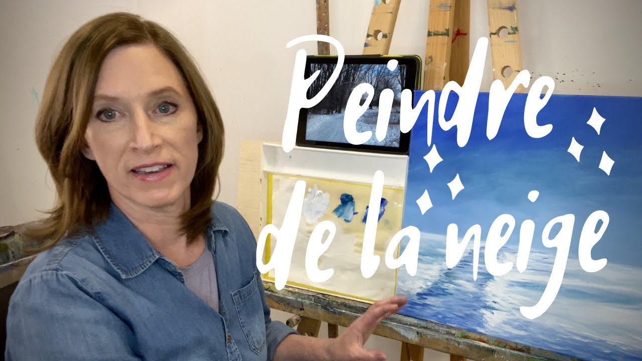 Comment peindre de la neige avec l'effet de profondeur