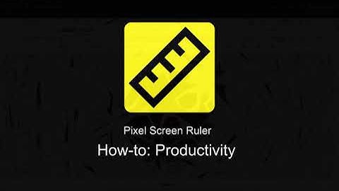 Pixel Screen Ruler: Productivity