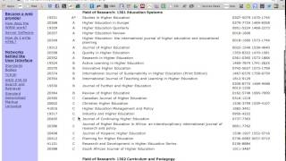 How to check (former) ERA journal rankings