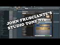 How to get john frusciantes tone in guitar rig give it away cant stop and more