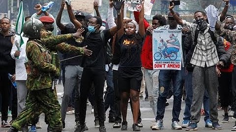 Chaotic scenes as Reject finance bill protesters [TAITA TAVETA, VOI]
