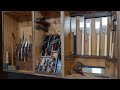 Building a Hand Tool Cabinet - Saw Till and Chisel Rack