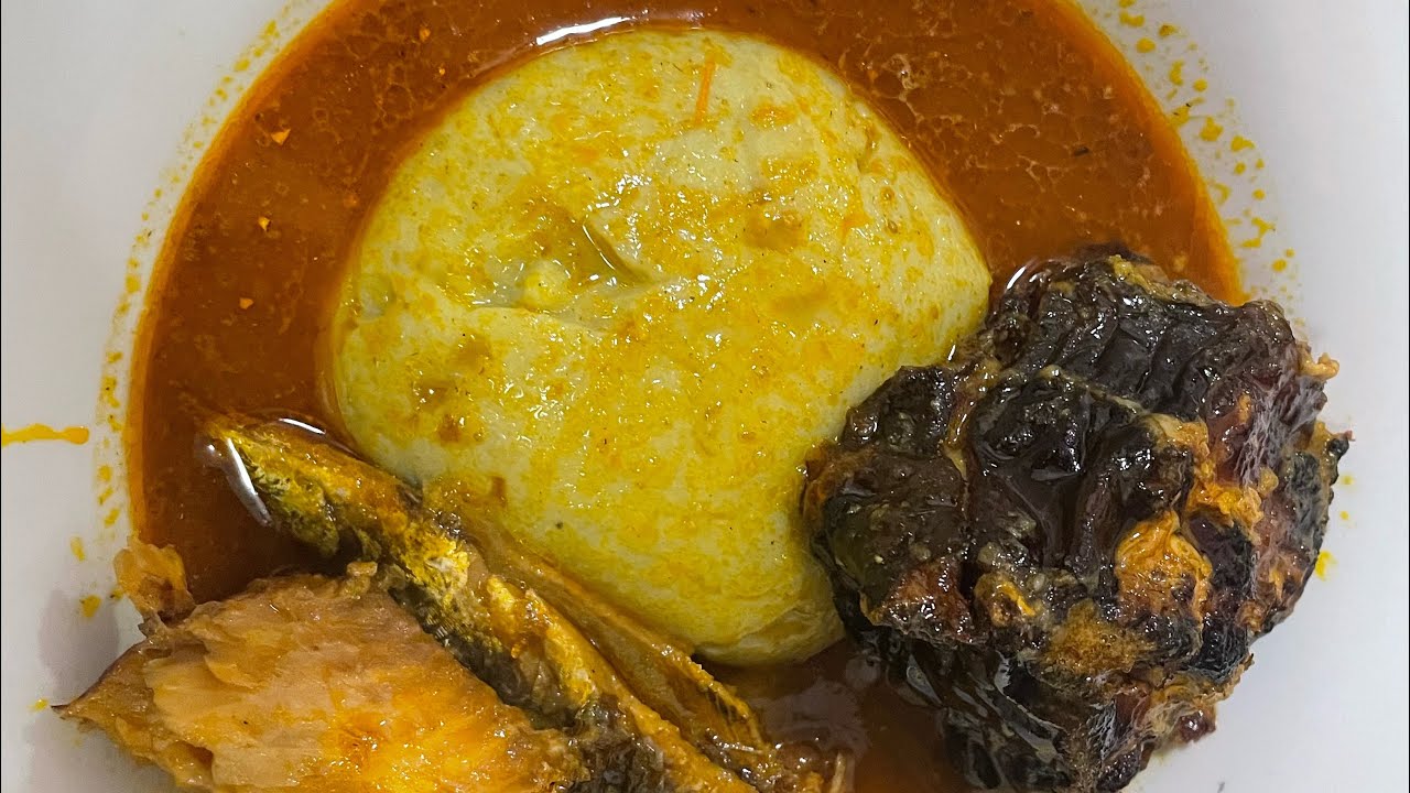 AUTHENTIC 🇬🇭 GHANAIAN PALM NUT SOUP (ABƐKWAN) 