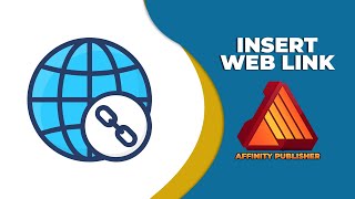 How to insert Web Link in Affinity publisher