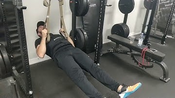 Weighted TRX Inverted Rows