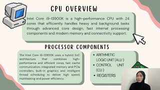 Intel Core i9-13900K CSC429 Final Project Presentation