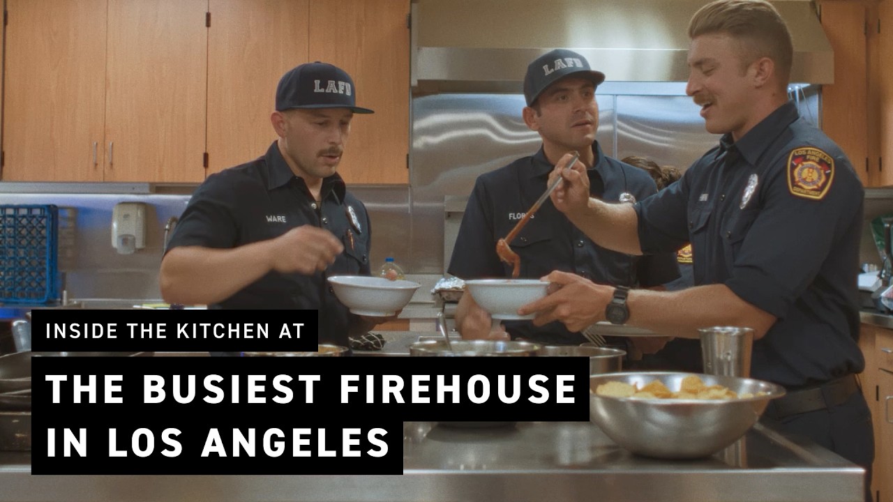 Inside the Kitchen at One of LA’s Busiest Fire Stations