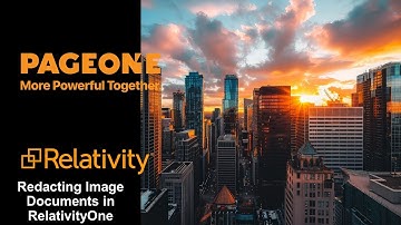 Redacting Image Documents in RelativityOne