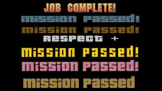 Mission Passed themes from every GTA (ULTIMATE EDITION) Resimi