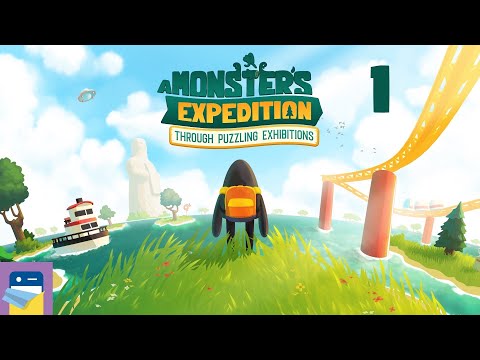 A Monster's Expedition: Apple Arcade iOS Gameplay Walkthrough Part 1 (by Draknek)