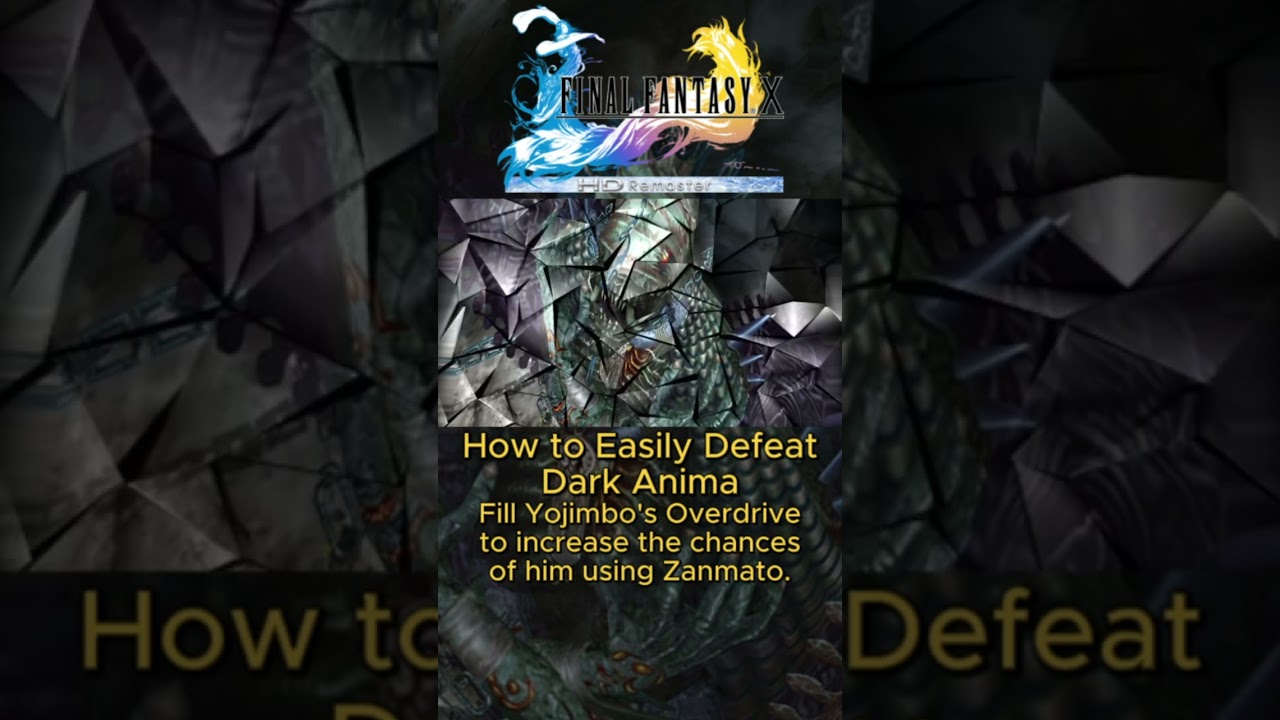 Final Fantasy X - How to Easily Defeat Dark Anima