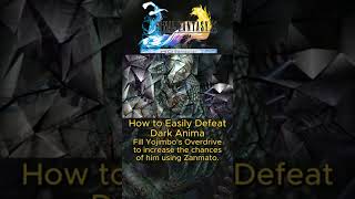 Final Fantasy X - How To Easily Defeat Dark Anima