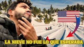 CONOCÍ la NIEVE ❄️ me DESILUSIÓNÉ | Te muestro la de BIG BEAR LAKE CALIFORNIA en EE.UU 🇺🇸