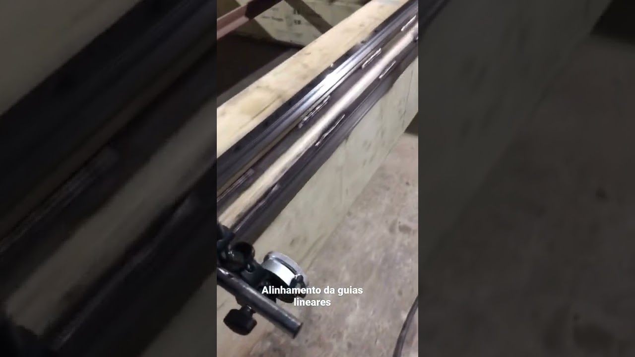 Alinhamento das guias lineares
