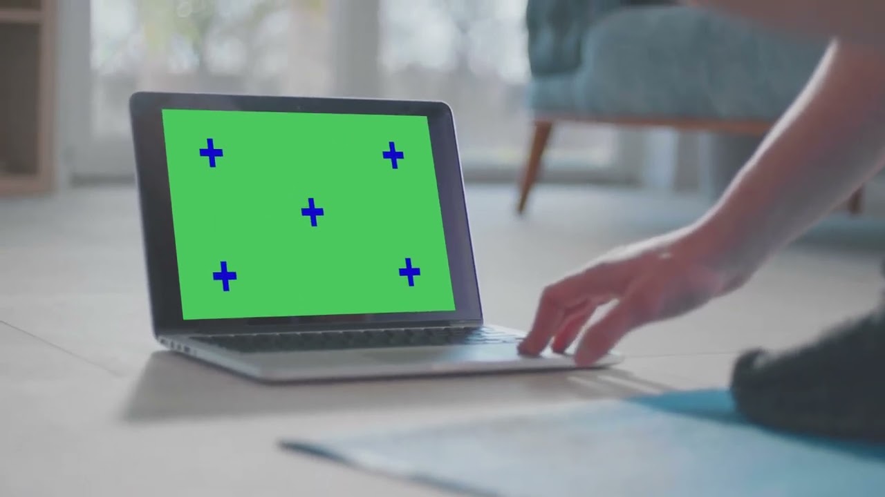 Computer | Green Screen | Arm | Laptop | Screen | Free Stock Video Footage 4K [ No Copyright ]