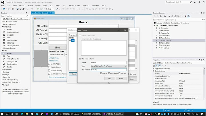 Lỗi k vô dc csdl trong c window form