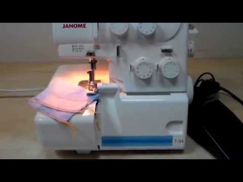 JANOME T-34 видео обзор