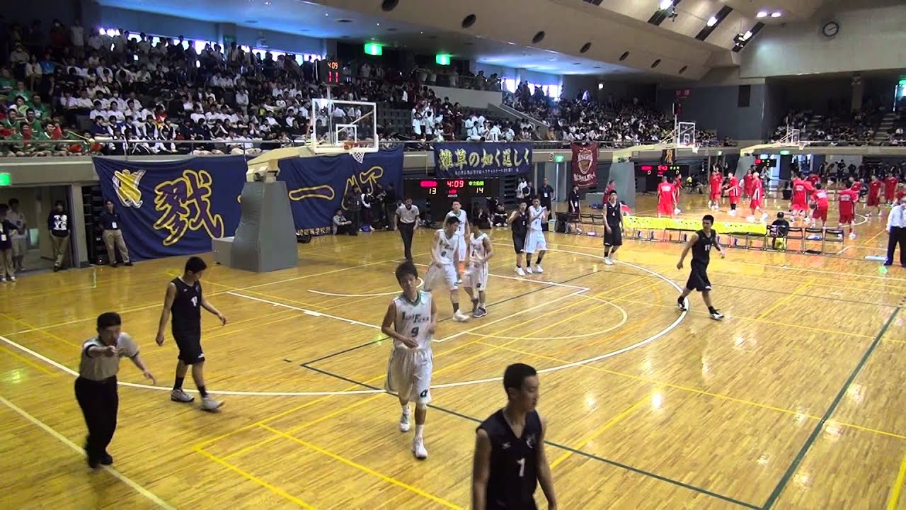 市立船橋vs幕張総合(1Q)高校バスケ2014 春季大会兼関東大会千葉県予選決勝 YouTube