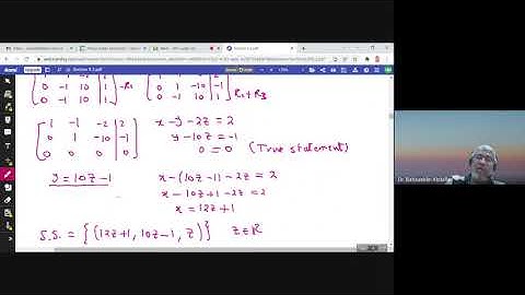 9.2 Inconsistent and Dependent Systems