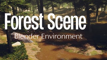 Create Forest With No Modeling and Texturing Skills - Blender 2.9