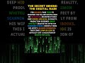 The Secret Behind the Digital Rain #matrix #shorts