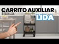Video de Carrito Auxiliar Frutero de Cocina con ruedas Lida Color Negro 42x85x38 cm